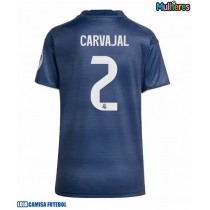 Camisa de Futebol Real Madrid Daniel Carvajal #2 Equipamento Secundário Mulheres 2025-26 Manga Curta